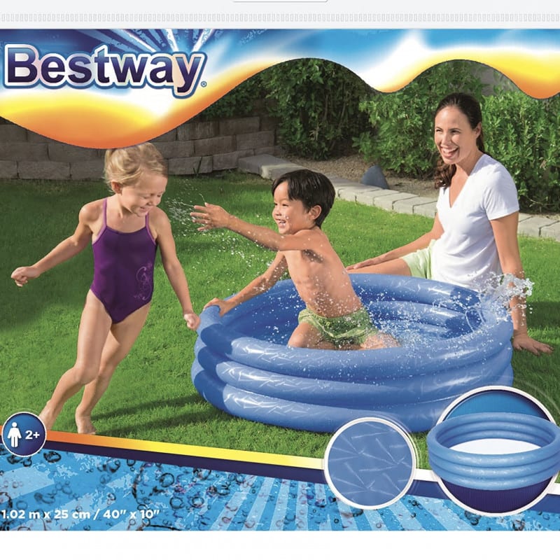 Piscine Gonflable pour Enfants Bestway – 102 cm (BLEU)